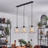 Suspension - Verre 25 cm Lauden Noir, 3 lumières Suspension - Verre 25 cm Lauden Noir, 3 lumières