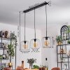 Suspension - Verre 25 cm Lauden Noir, 3 lumières Suspension - Verre 25 cm Lauden Noir, 3 lumières