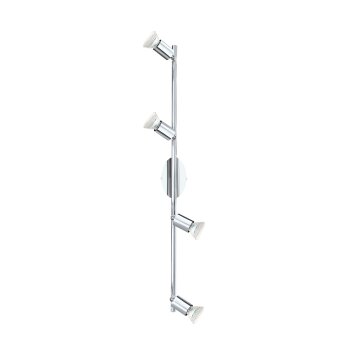 Applique murale Eglo Rosaro 1 LED Chrome, 4 lumières