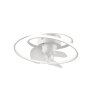 Ventilateur de plafond Reality UMEA LED Blanc, 1 lumière, Télécommandes