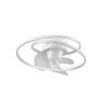 Ventilateur de plafond Reality UMEA LED Blanc, 1 lumière, Télécommandes