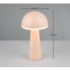 Lampe de table Reality FUNGO LED Beige, 1 lumière