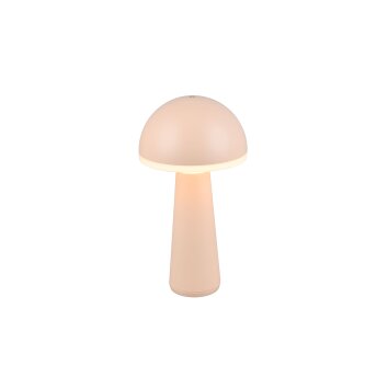 Lampe de table Reality FUNGO LED Beige, 1 lumière