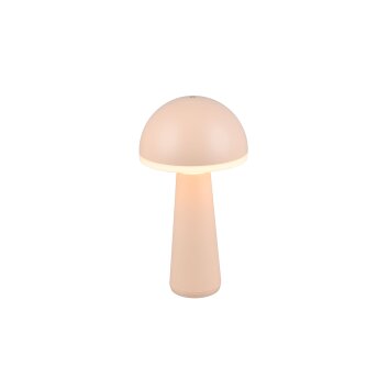 Lampe de table Reality FUNGO LED Beige, 1 lumière