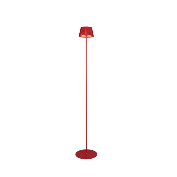 Lampadaire Reality SUAREZ LED Rouge, 1 lumière