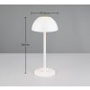 Lampe de table Reality RICARDO LED Blanc, 1 lumière