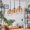 Vevino Suspension Ambre, Clair, 3 lumières