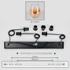 Vevino Suspension Ambre, Clair, 3 lumières