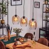 Vevino Suspension Ambre, Clair, 3 lumières