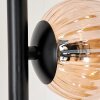 Remaisnil Lampadaire Ambre, Fumé, 3 lumières