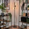 Remaisnil Lampadaire Ambre, Fumé, 3 lumières