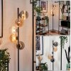 Remaisnil Lampadaire Ambre, Clair, Fumé, 5 lumières Remaisnil Lampadaire Ambre, Clair, Fumé, 5 lumières