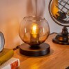 Koyoto Lampe à poser 15 cm Noir, 1 lumière
