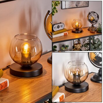 Koyoto Lampe à poser 15 cm Noir, 1 lumière Koyoto Lampe à poser 15 cm Noir, 1 lumière