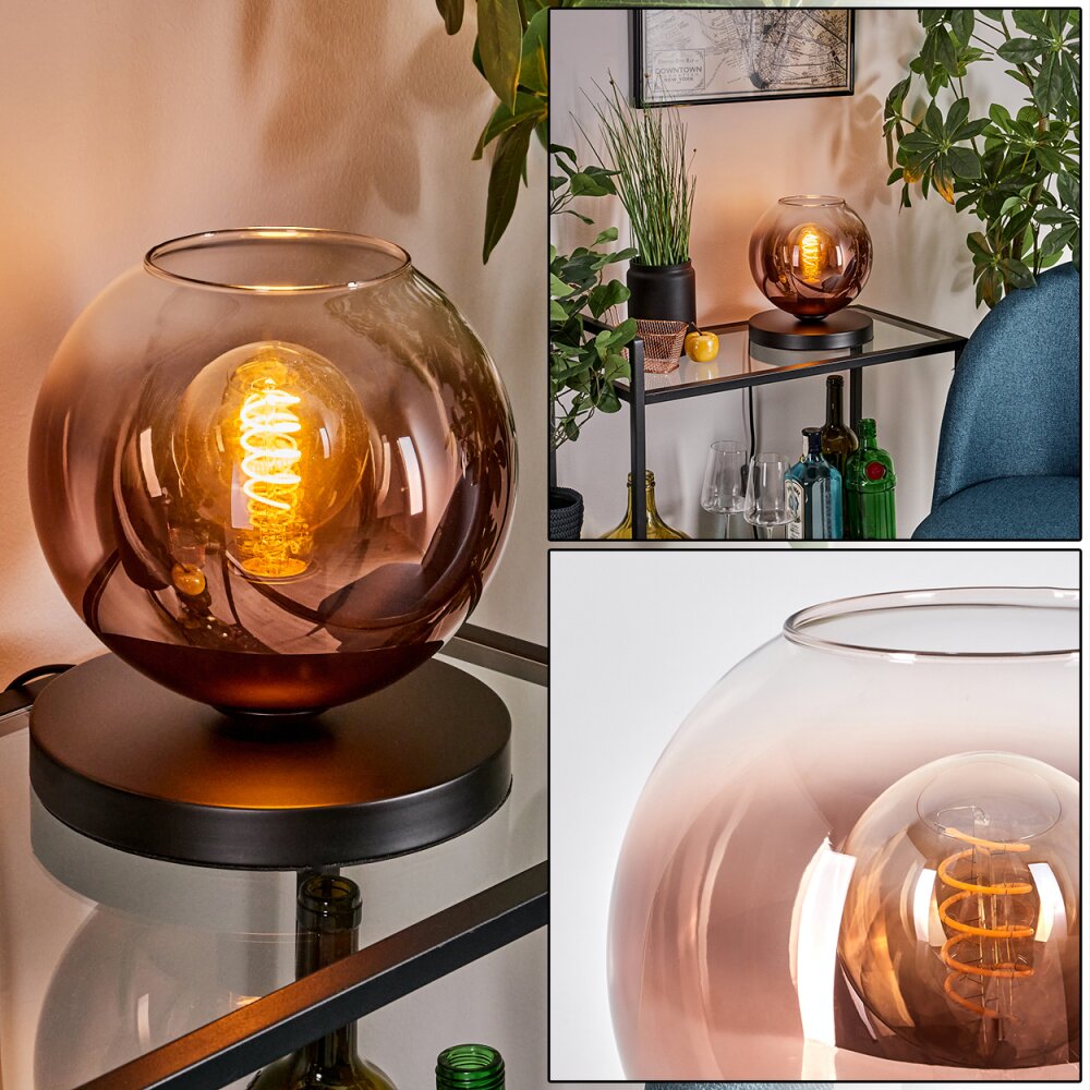 Apedo Lampe à poser Clair, Cuivré, 1 lumière main product photo