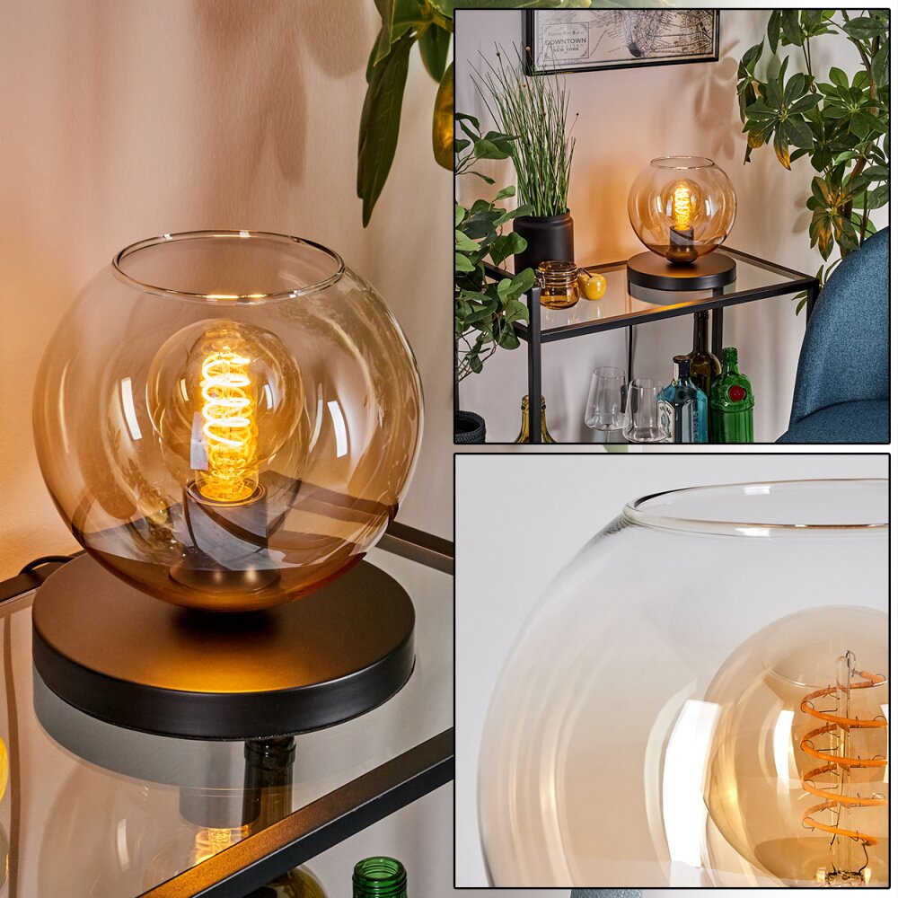 Apedo Lampe à poser Ambre, Clair, 1 lumière main product photo