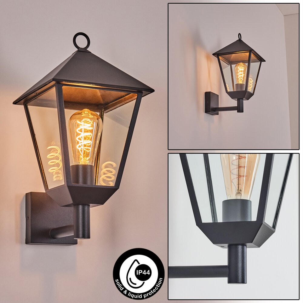 Anfei Lampe murale d´extérieur Noir, 1 lumière main product photo