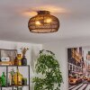Brandala Plafonnier Noir, 2 lumières