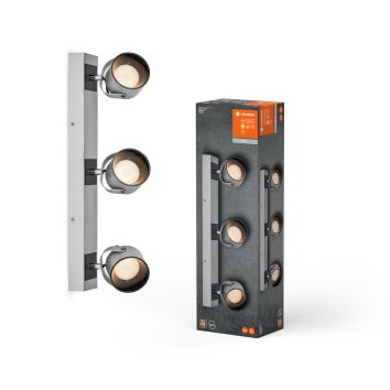 Decor Plafonnier Luminaires Ledvance LED Argenté, 3 lumières Decor Plafonnier Luminaires Ledvance LED Argenté, 3 lumières