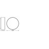 Orbis Plafonnier Luminaires Ledvance Beige, 1 lumière