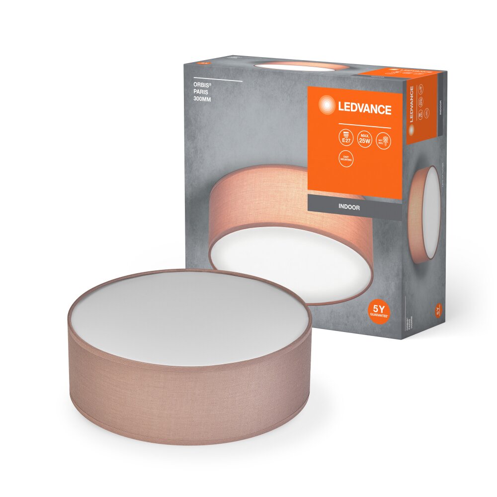 Orbis Plafonnier Luminaires Ledvance Brun, 3 lumières main product photo