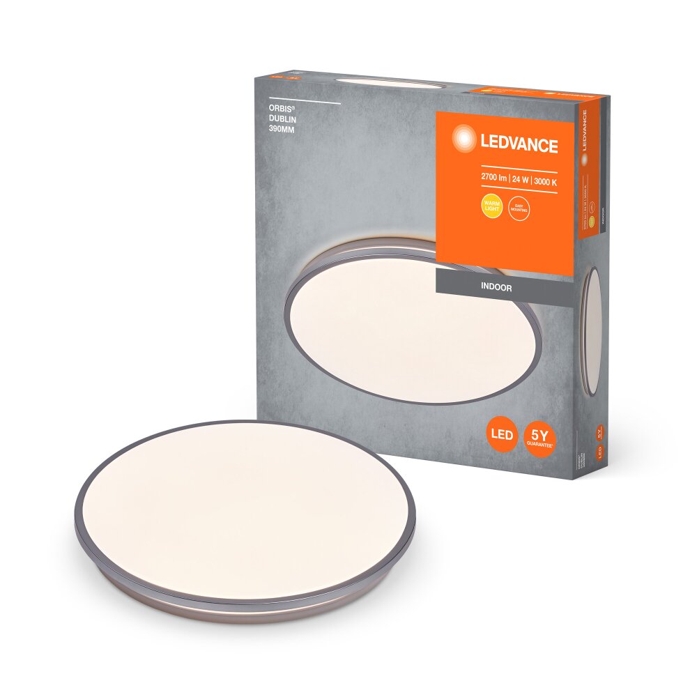 Orbis Plafonnier Luminaires Ledvance LED Argenté, 1 lumière main product photo