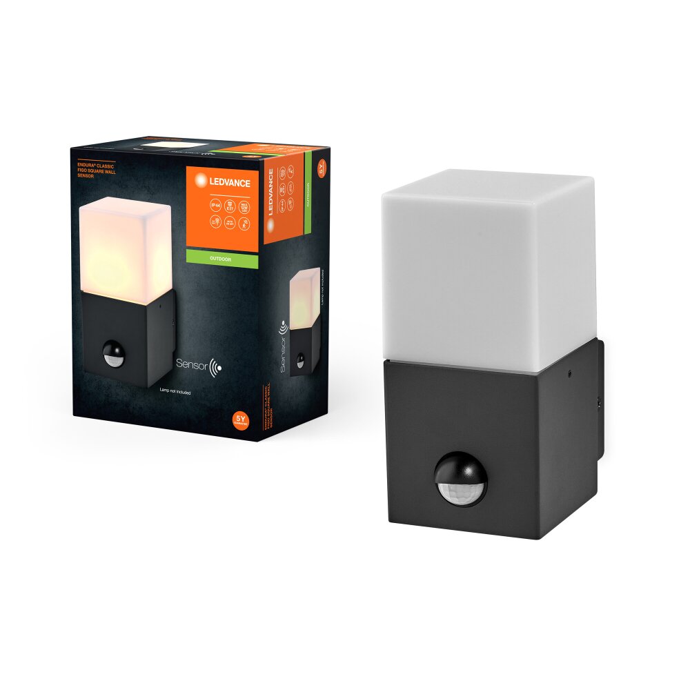 Endura Applique murale Luminaires Ledvance Gris, 1 lumière main product photo