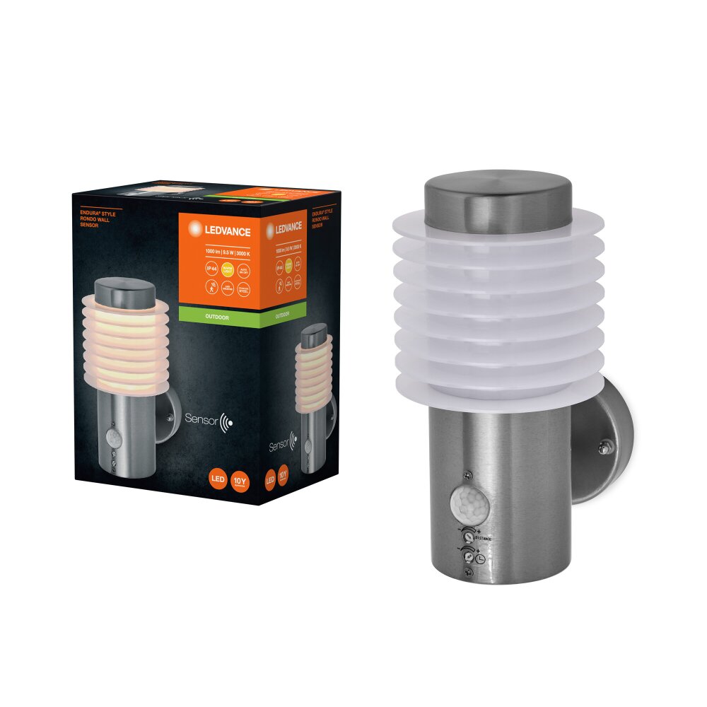 Endura Applique murale Luminaires Ledvance LED Acier brossé, 1 lumière main product photo