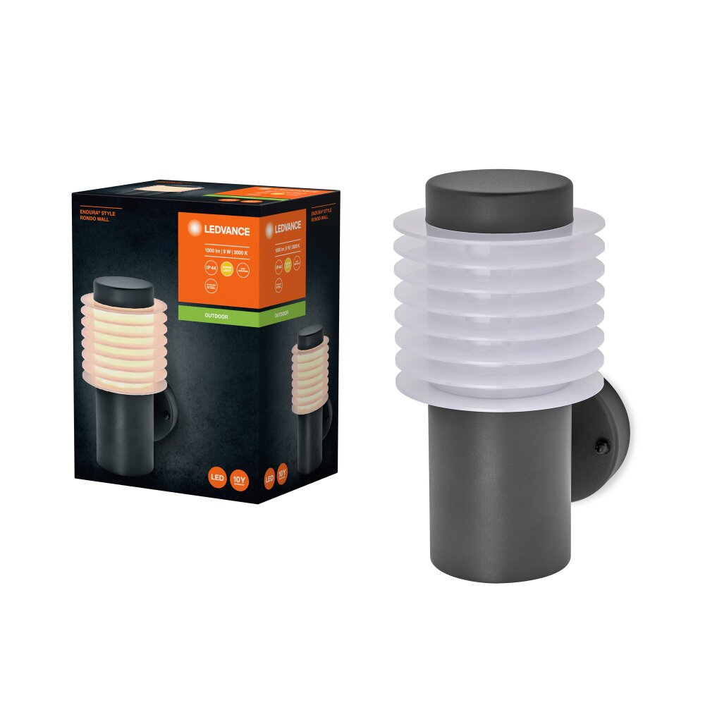 Endura Applique murale Luminaires Ledvance LED Gris, 1 lumière main product photo