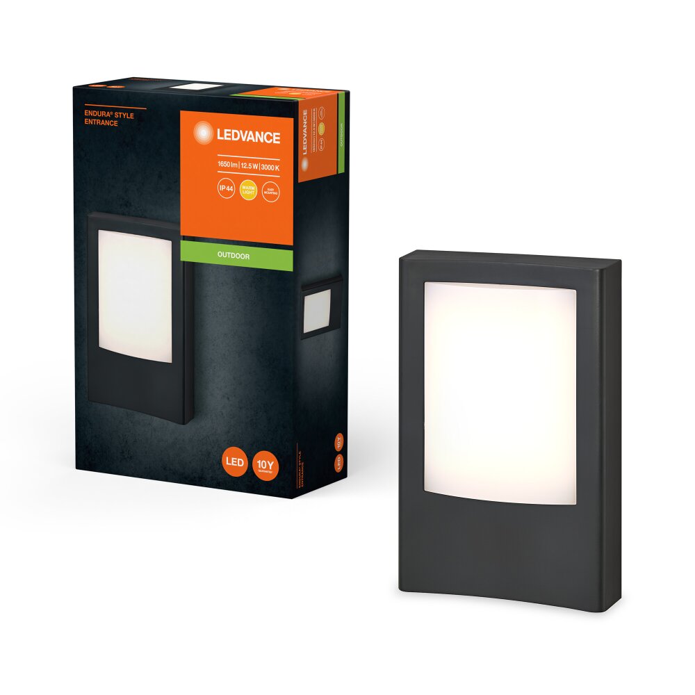 Endura Lampe murale d´extérieur Luminaires Ledvance LED Gris, 1 lumière main product photo