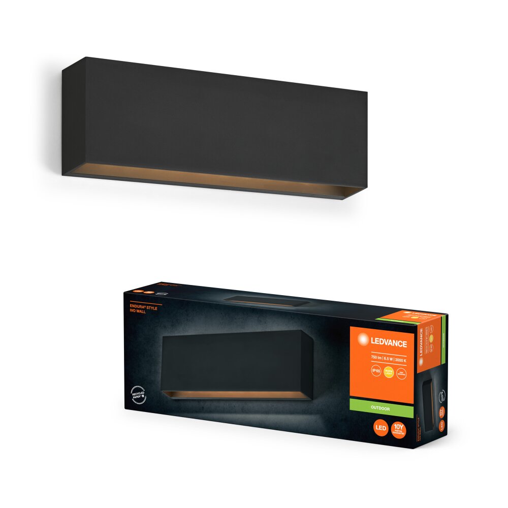 Endura Lampe murale d´extérieur Luminaires Ledvance LED Gris, 1 lumière main product photo