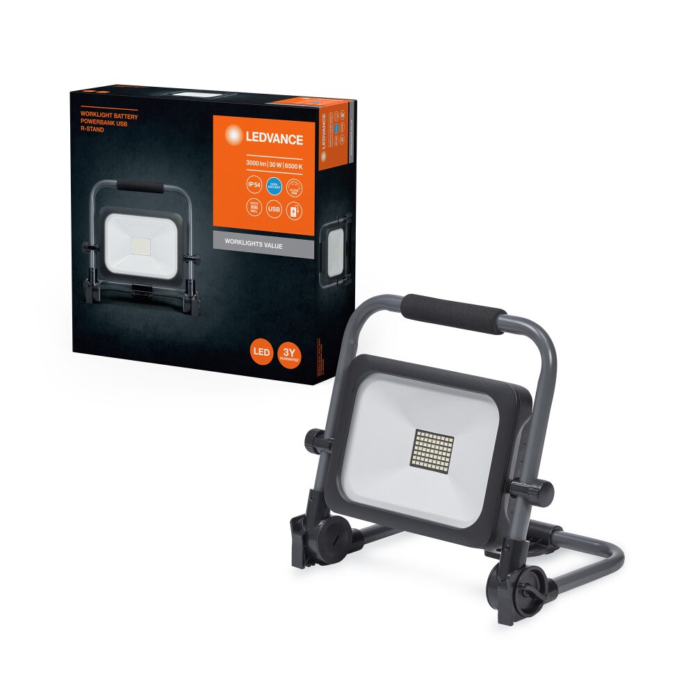 Worklight Projecteur Luminaires Ledvance LED Gris, Noir, 1 lumière main product photo
