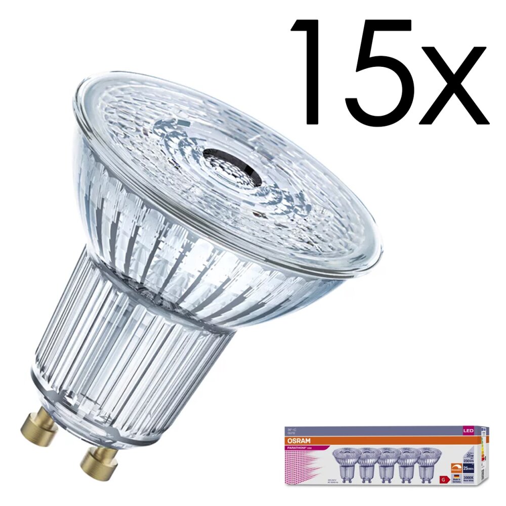 GU10 LED 3.4 Watt blanc chaud dimmable 230 Lumen main product photo