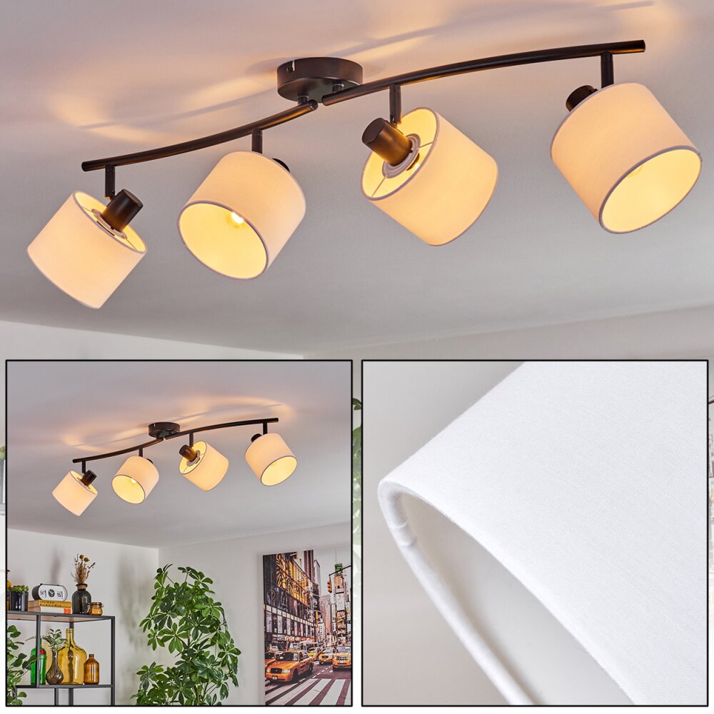 Granja Plafonnier Noir, 4 lumières main product photo
