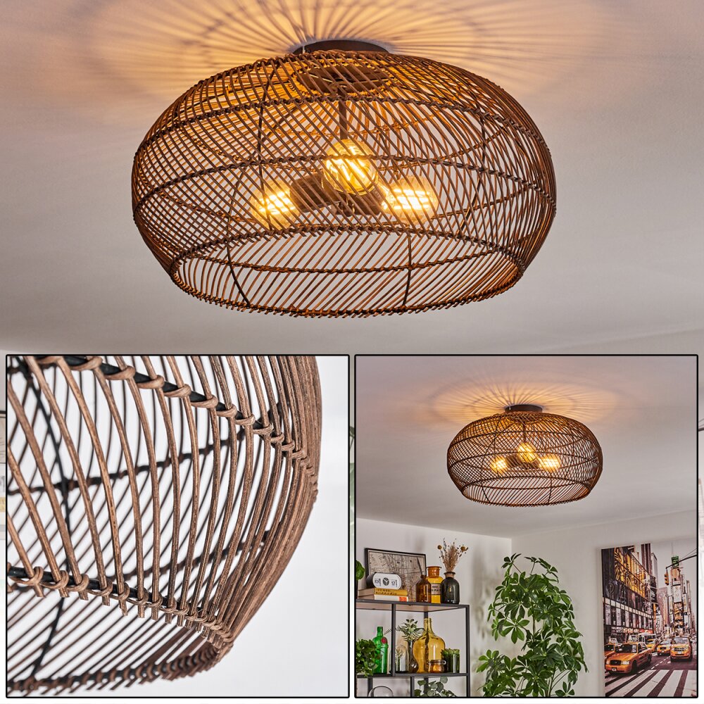 Brandala Plafonnier Noir, 3 lumières main product photo