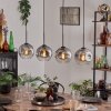 Ripoll Suspension Clair, Fumé, 4 lumières