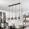 Ripoll Suspension Clair, Fumé, 4 lumières