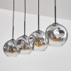 Ripoll Suspension Clair, Fumé, 4 lumières