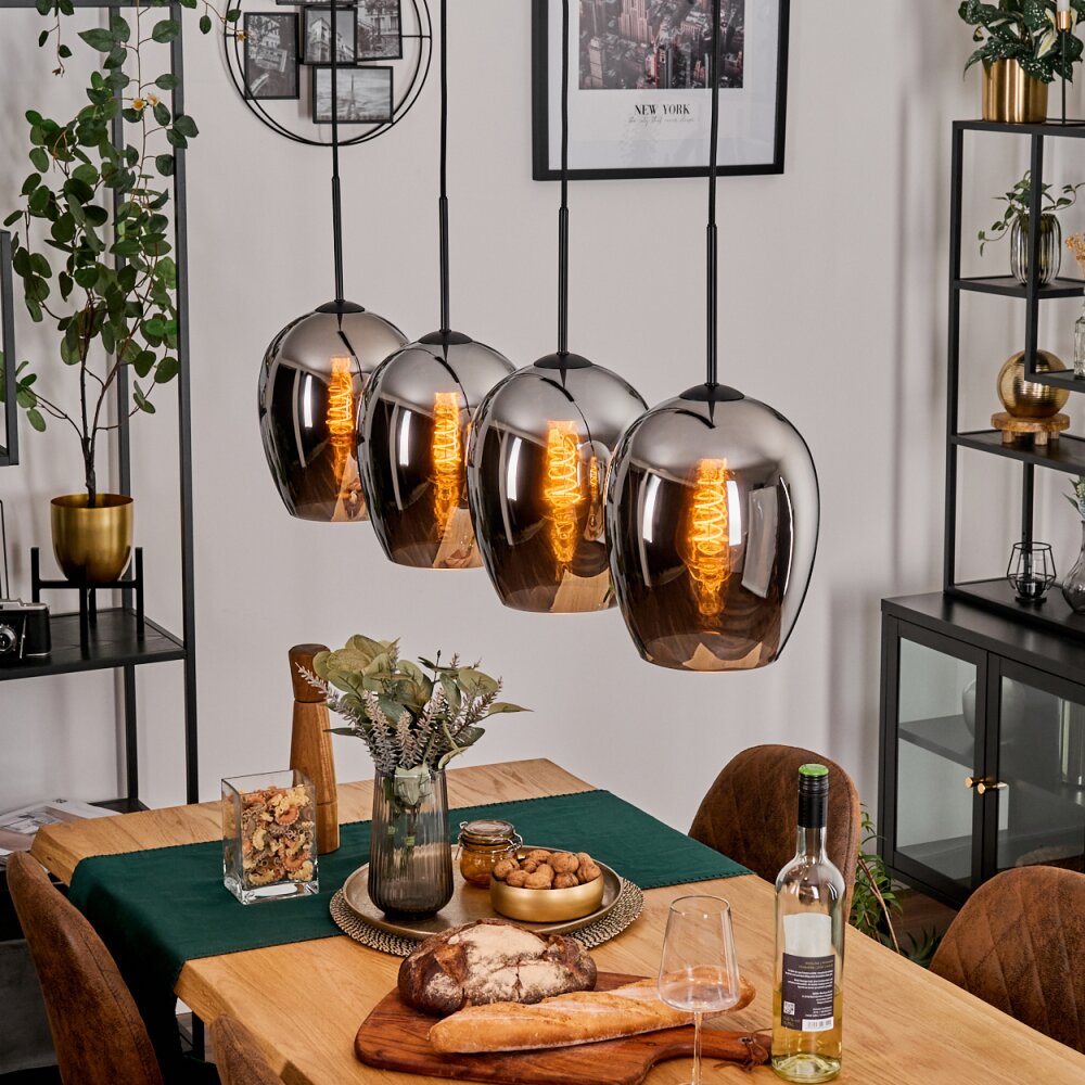 Vevino Suspension Chrome, 4 lumières main product photo