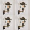 Anfei Lampe murale d´extérieur Or, Noir, 1 lumière, Détecteur de mouvement