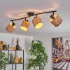 Bongal Plafonnier Noir, 4 lumières