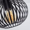 Oravi Suspension Noir, 4 lumières