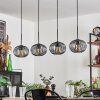 Oravi Suspension Noir, 4 lumières