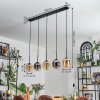 Vevino Suspension Ambre, Clair, Fumé, 5 lumières