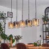 Lauden Suspension Ambre, Clair, Fumé, 5 lumières