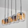 Lauden Suspension Ambre, Clair, Fumé, 5 lumières