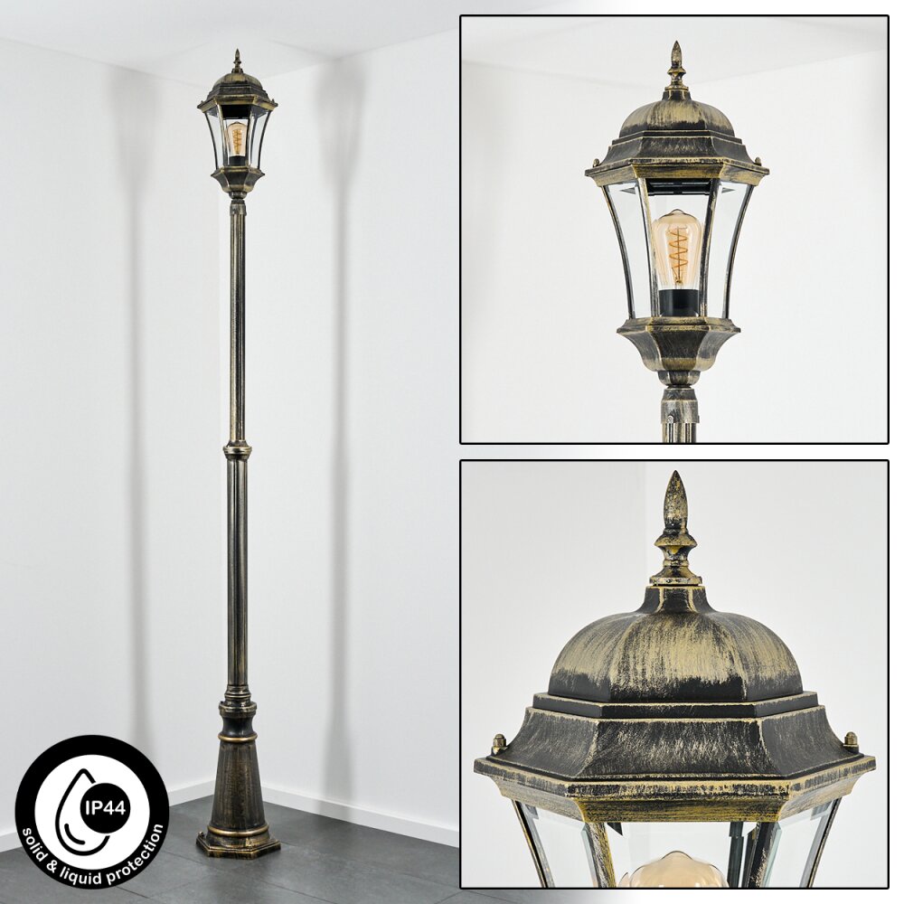 Etoe Réverbère, Eclairage de chemin Or, Noir, 1 lumière main product photo