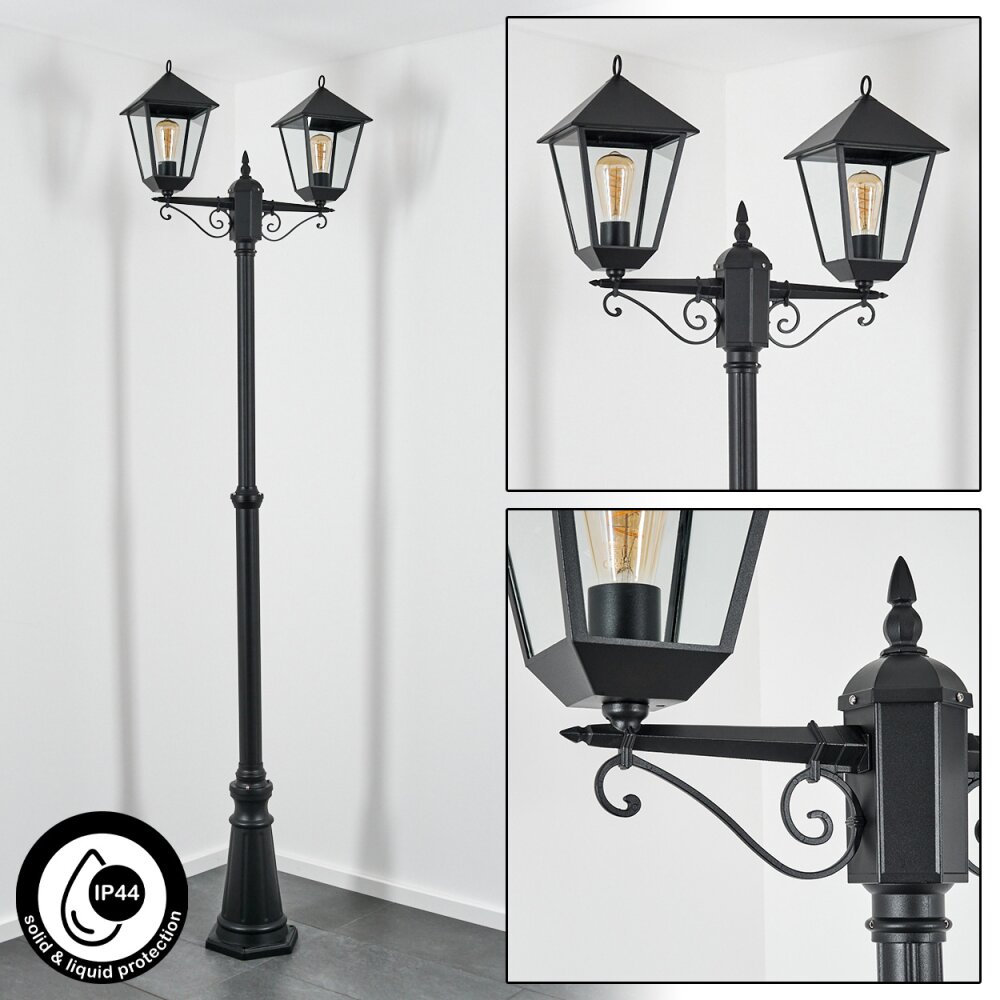Anfei Eclairage de chemin Noir, 2 lumières main product photo