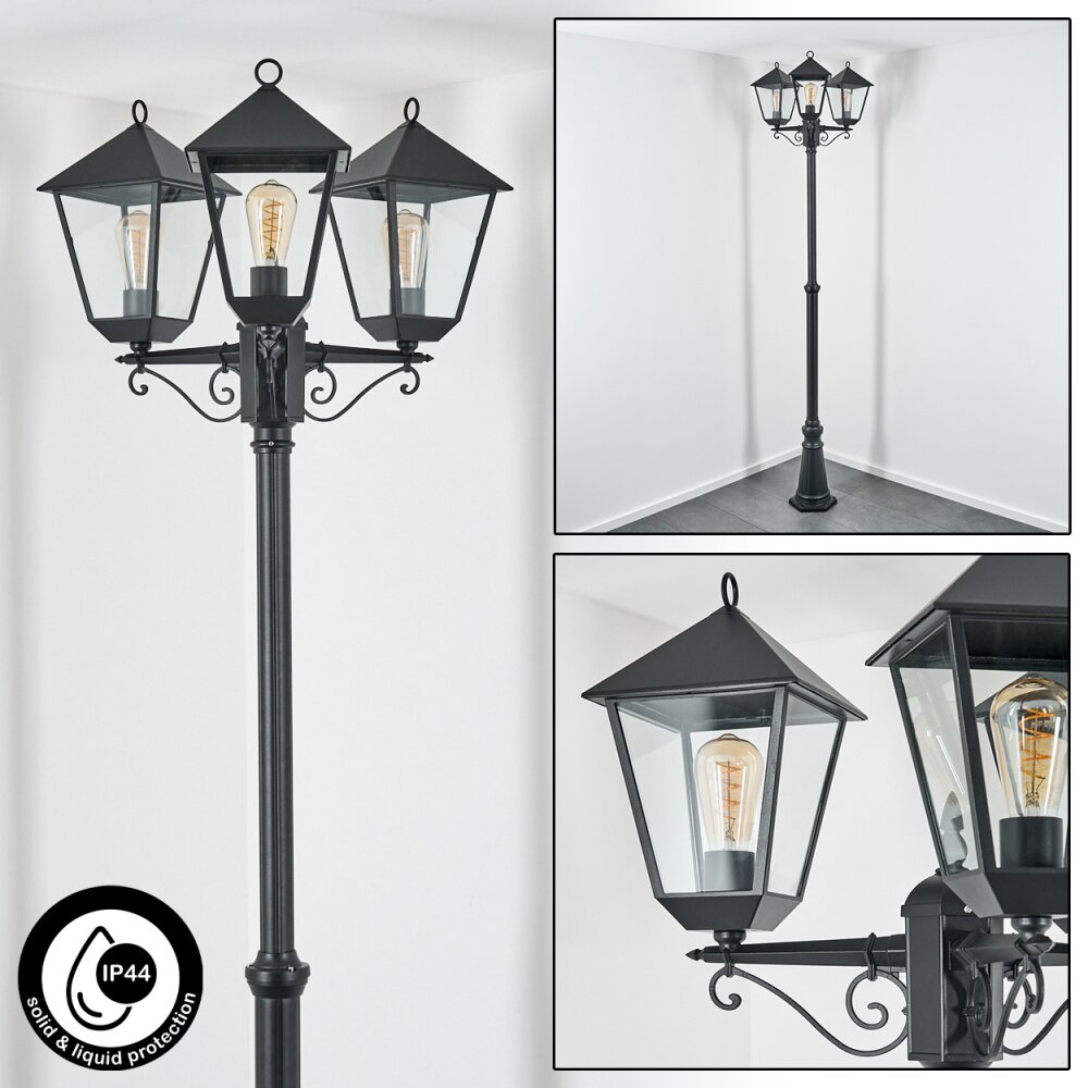 Anfei Eclairage de chemin Noir, 3 lumières main product photo