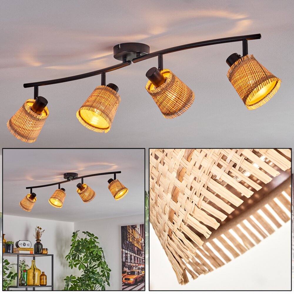 Lindberg Plafonnier Noir, 4 lumières main product photo